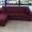 Καναπές με γωνία κόκκινο χρώμα
